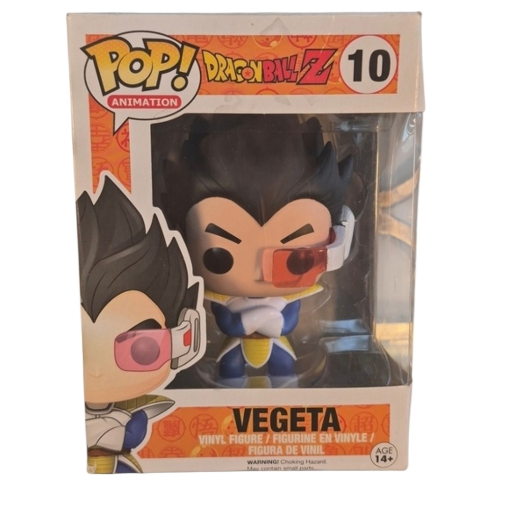 Funko × Dragon Ball Z VEGETA Funko POP Vinyl Figure - Yellow & Blue.